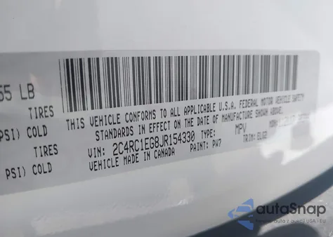 2018 Chrysler Pacifica Touring L Plus from USA, damaged, VIN 2C4RC1EG8JR154330